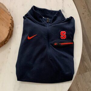 Syracuse Quarter-Zip Dri-Fit Top Size Medium
